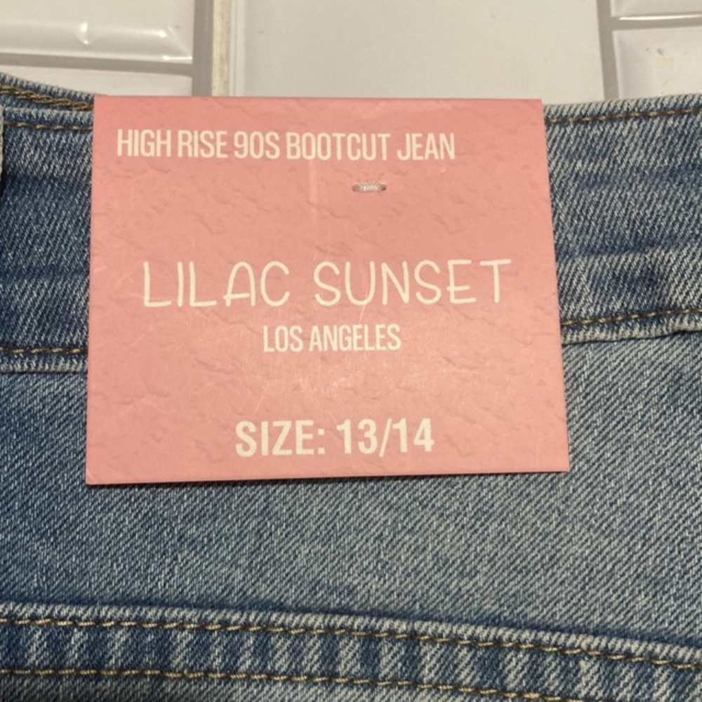 Bootcut Jeans With Butterfly Patch - image 4